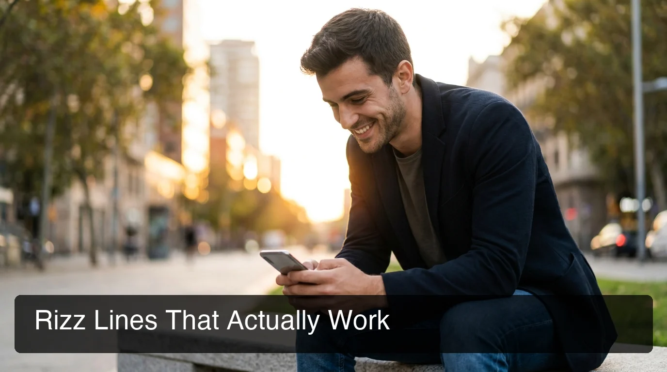 Best rizz lines guide for authentic dating app openers on phone screen