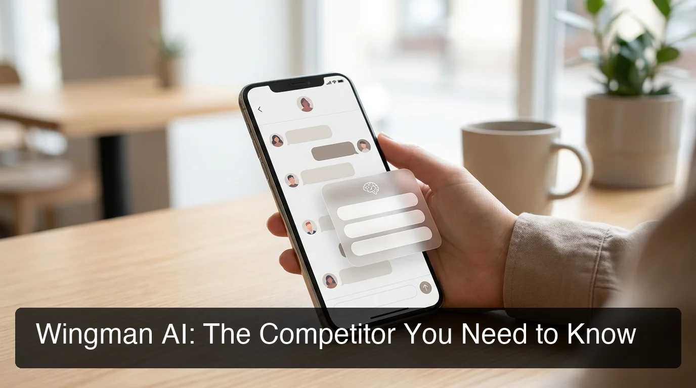 wingman app dating interface showing AI reply suggestions and coach features on mobile