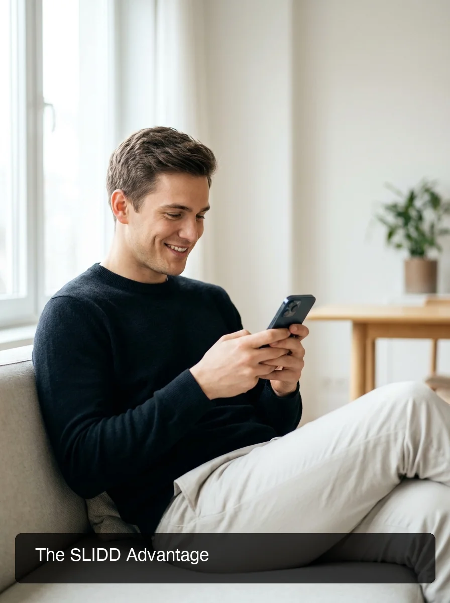 SLIDD AI dating keyboard advantage — ai dating assistant one tap reply